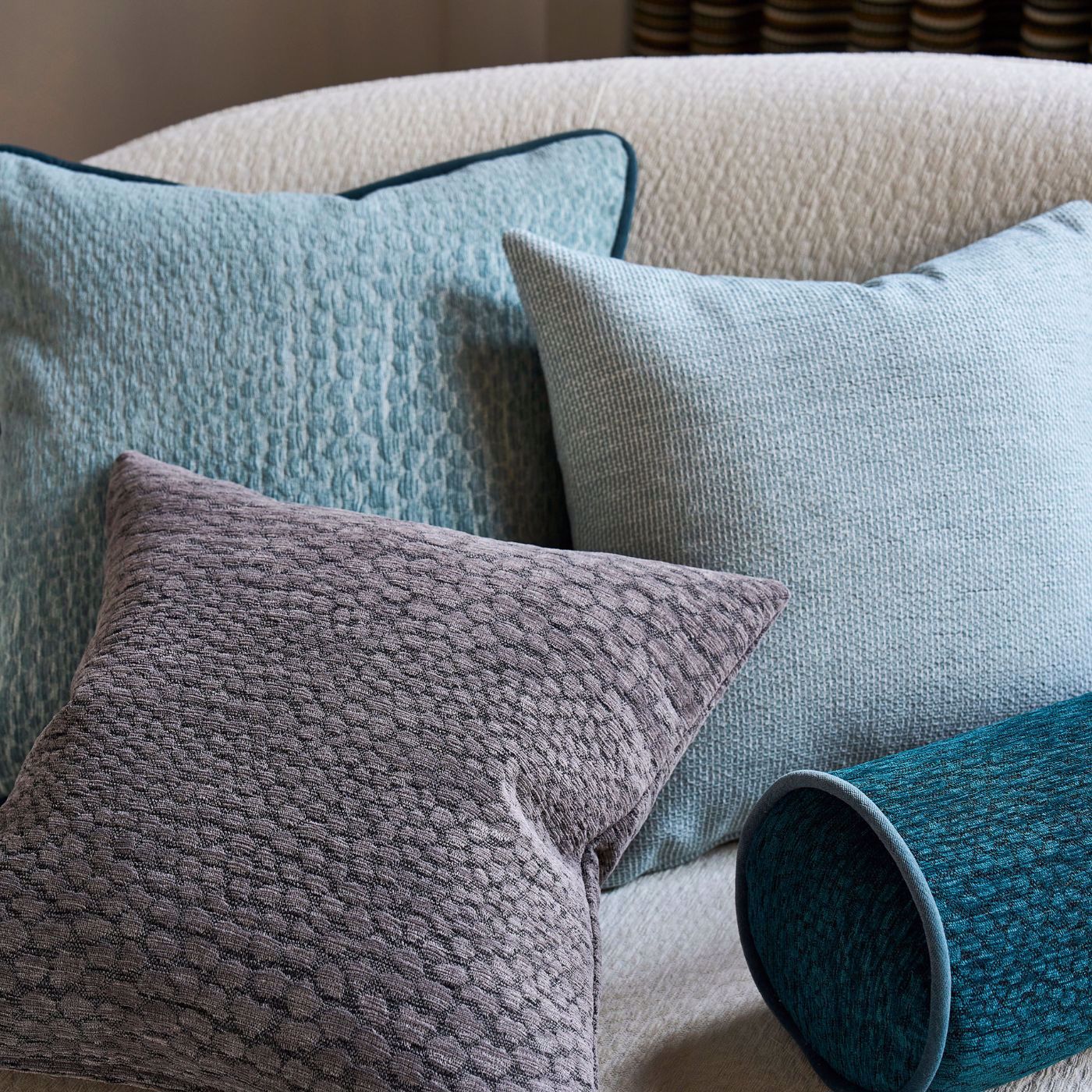 Clarke & Clarke Castus Midnight Fabric by the Metre