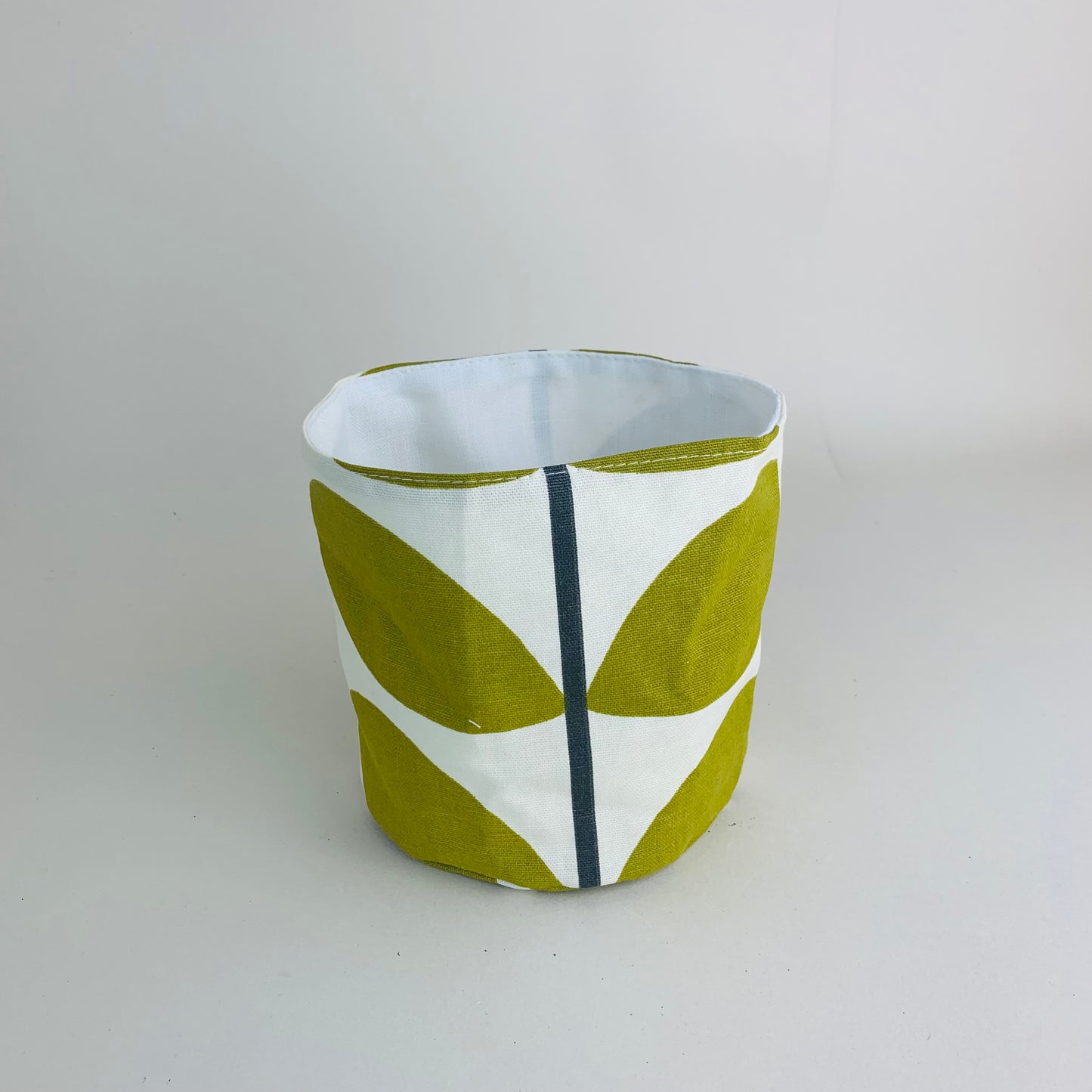 Olive Stem Orla Kiely Plant Pot Covers: Retro Decor, Multiple Sizes