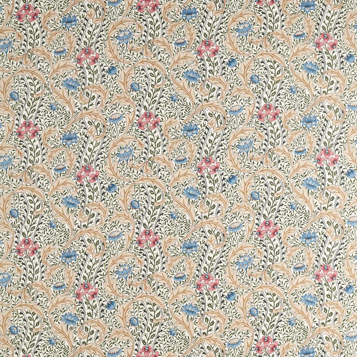 Morris Wild Tulip & Vine Multi Roman Blind