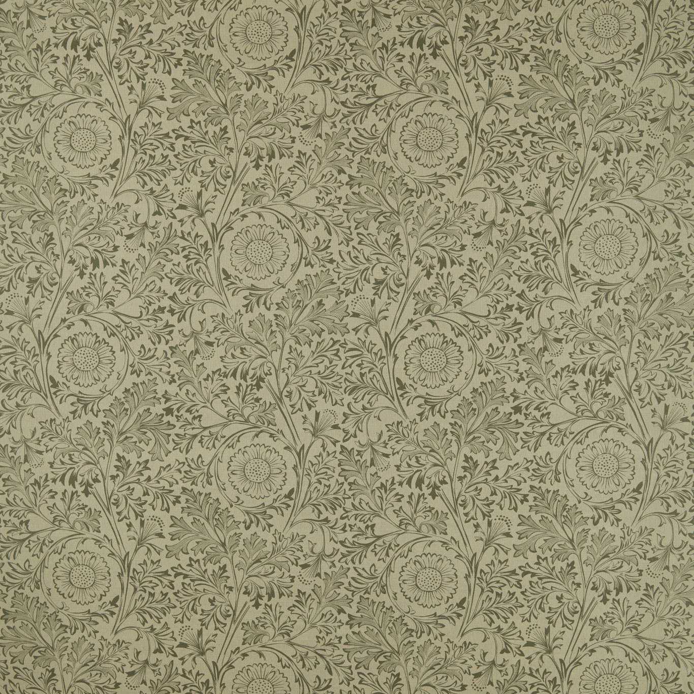 Morris Chamomile Bayleaf Roman Blind