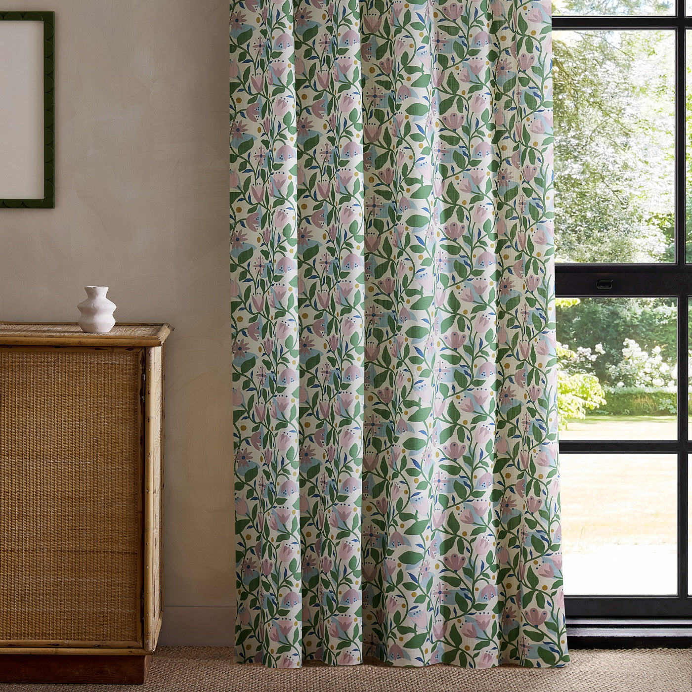 Scion Dancing Daisies Print Lilac Roman Blind