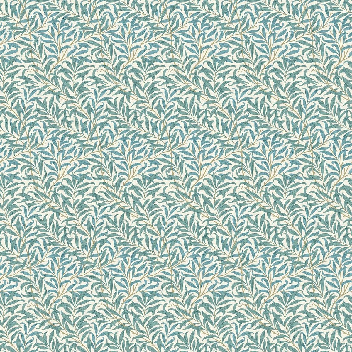 Willow Boughs Teal Roman Blind by William Morris