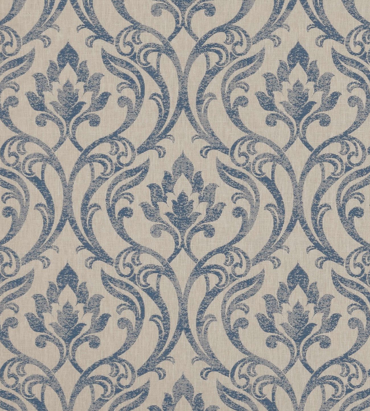 Clarke & Clarke Leyburn, Denim - Made to Measure Roman Blinds