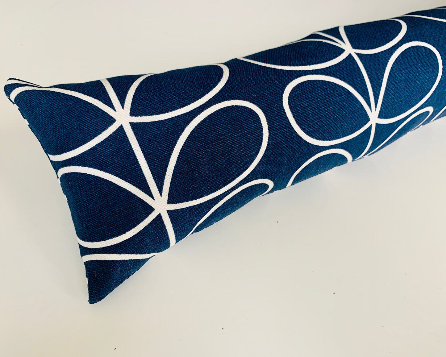Navy Blue Stem Orla Kiely Heavy Draught Excluder – Retro Decor