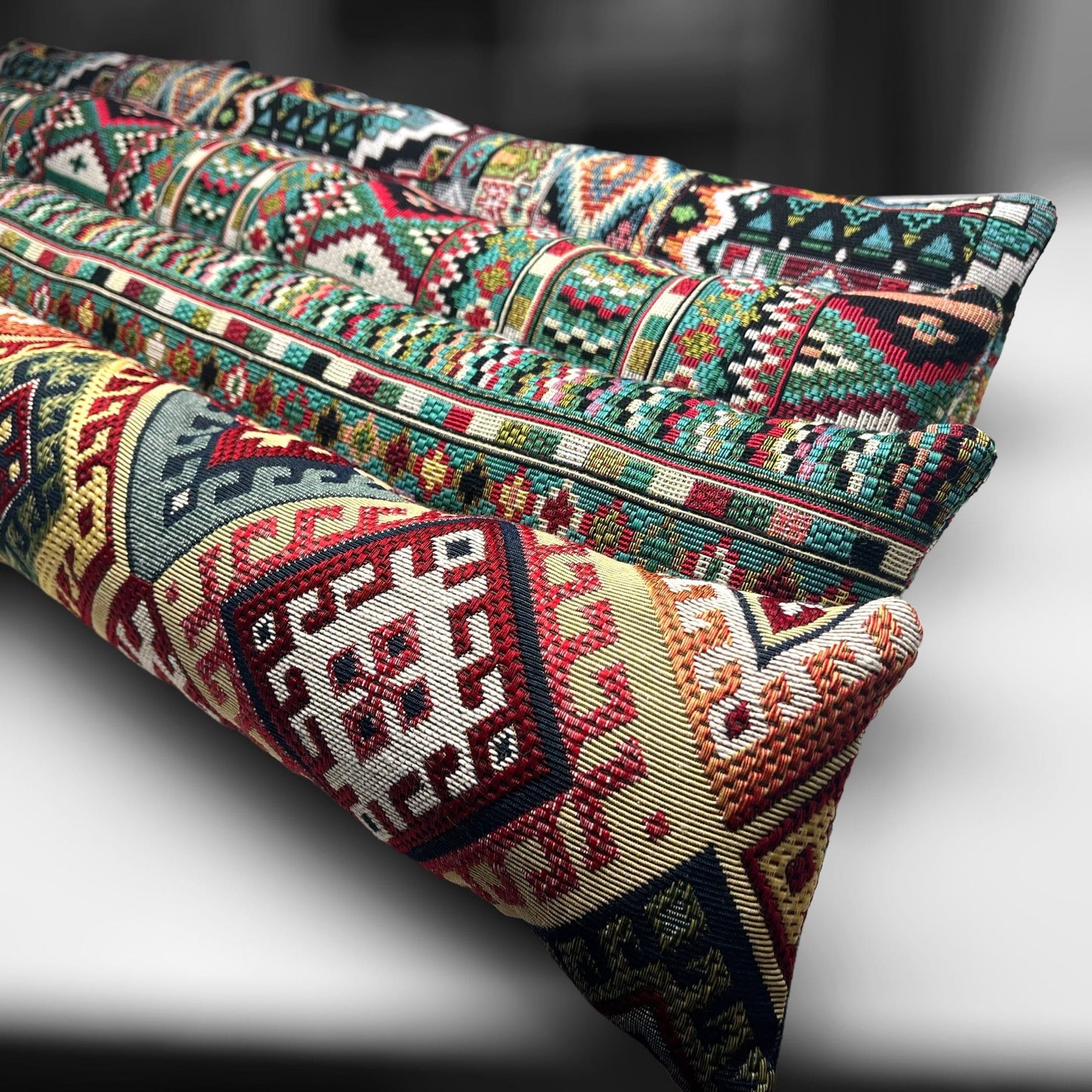 Hunter Wool Tartan Heavy Draught Excluder - Available in Multiple Sizes for Farmhouse Decor"