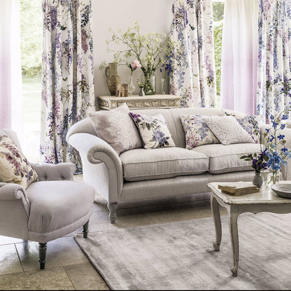 Sanderson Wisteria Falls Mineral Roman Blind