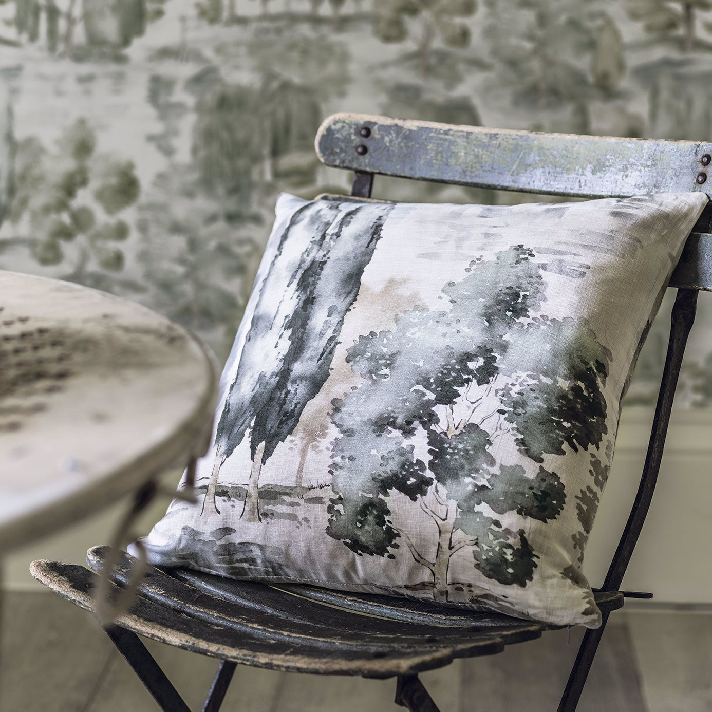 Sanderson Waterperry Indigo Roman Blind