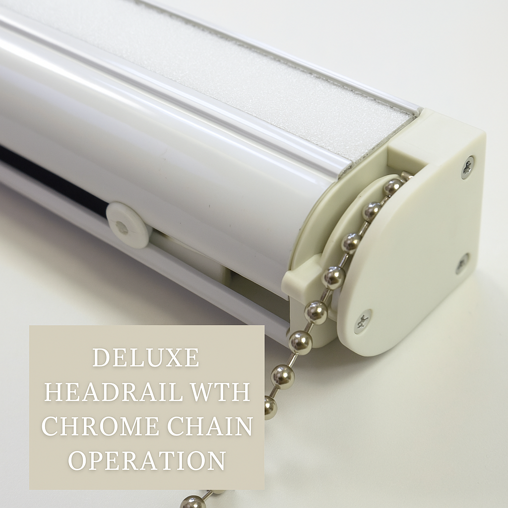 Clarke & Clarke Tergo Dove Roman Blind