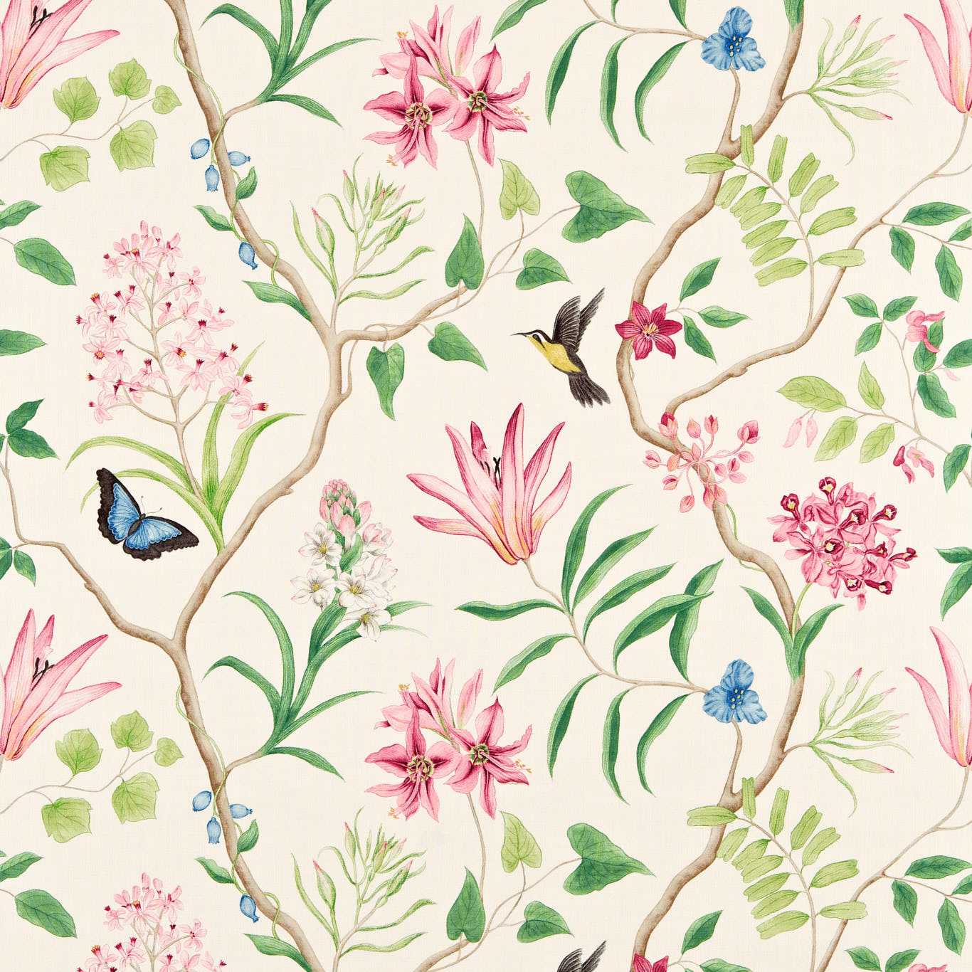 Sanderson Clementine Chintz Roman Blind