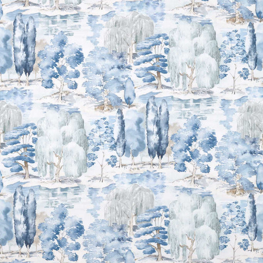 Sanderson Waterperry Indigo Roman Blind
