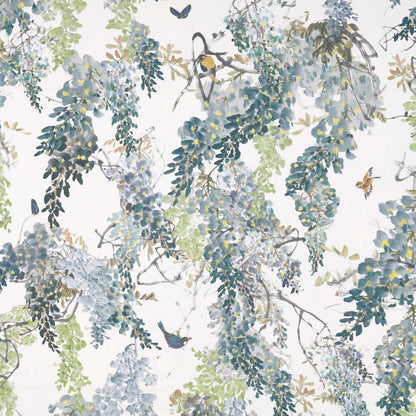 Sanderson Wisteria Falls Mineral Roman Blind