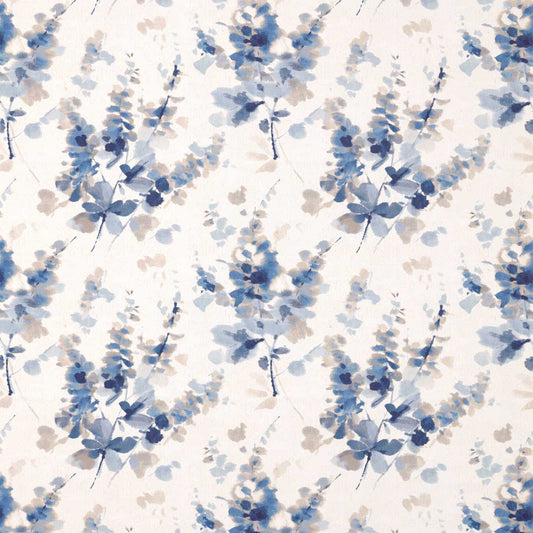 Sanderson Delphiniums Indigo Roman Blind