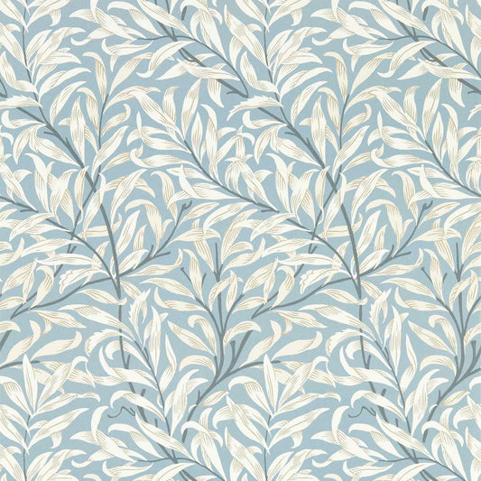 Willow Boughs Dove Roman Blind by William Morris