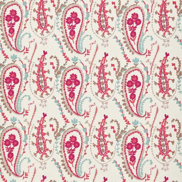Sanderson Jamila Coral/Aqua Roman Blind