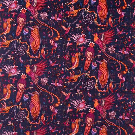 Clarke & Clarke Quetzal Velvet Violet Roman Blinds | Made to Measure