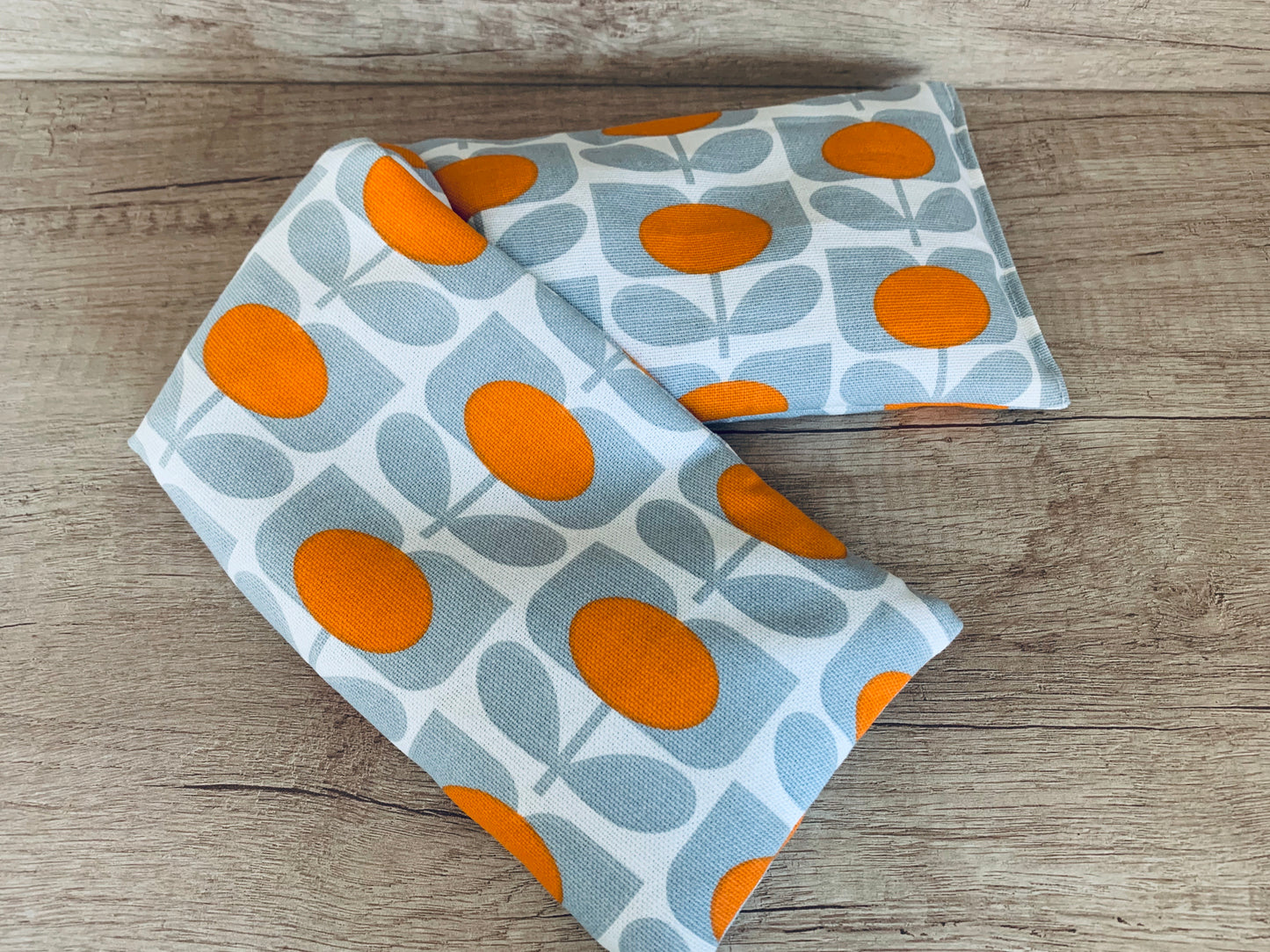 Orla Kiely Wheat Heat Pack: Grey & Orange Stem, Lavender Relief