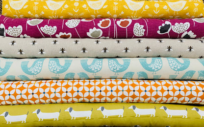 Dachshund Yellow Print Draught Excluder – Weighted, Bright Dog Lover’s Decor