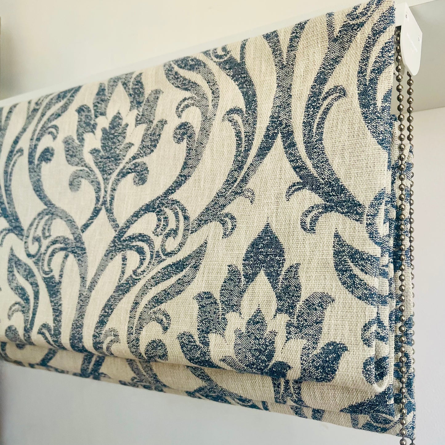 Clarke & Clarke Leyburn, Denim - Made to Measure Roman Blinds