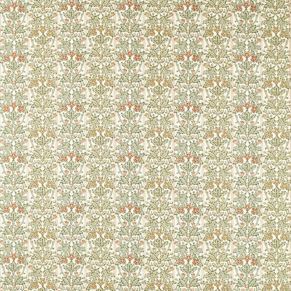 Morris Oak & Blossom Chestnut/Primrose Roman Blind