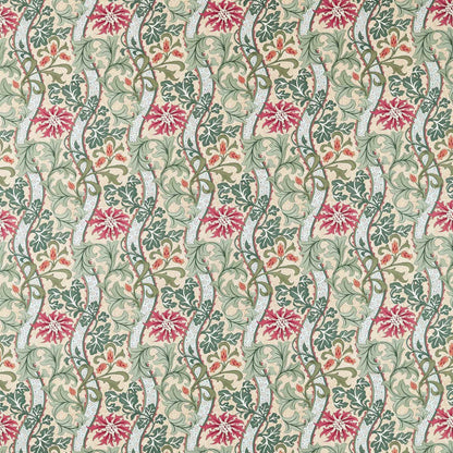 Morris Cornflower Russet/Forest Roman Blind