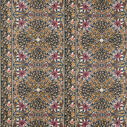 Morris Walthamstow Indigo/Gold Roman Blind