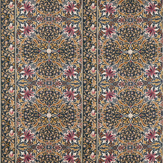 Morris Walthamstow Indigo/Gold Roman Blind