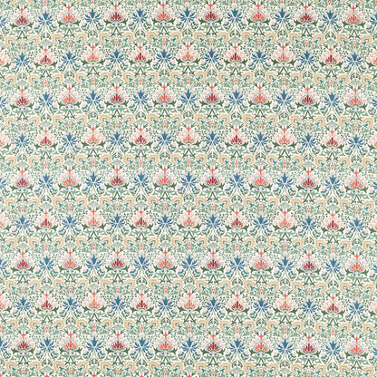 Morris Meda Iris Rose/Thyme Roman Blind