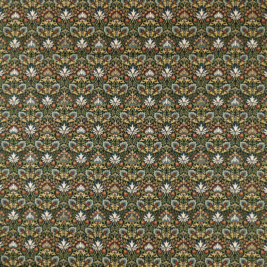 Morris Meda Iris Forest/Russet Roman Blind