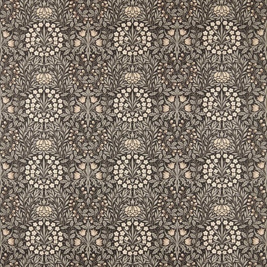 Morris Daisy & Oak Ink/Graphite Roman Blind