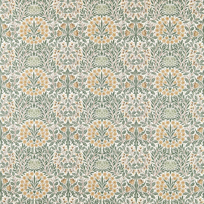 Morris Daisy & Oak Thyme/Weld Roman Blind