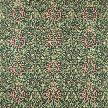 Morris Daisy & Oak Forest Roman Blind