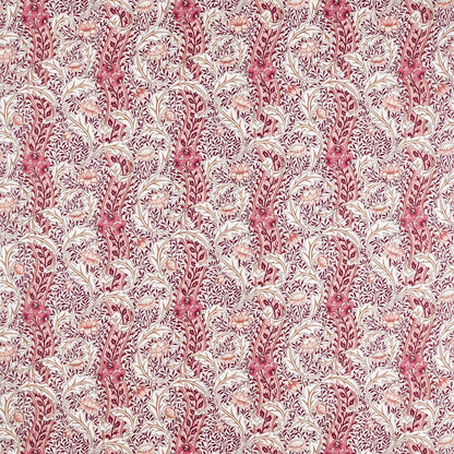 Morris Wild Tulip & Vine Linen/Plum Roman Blind