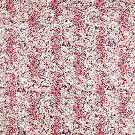 Morris Wild Tulip & Vine Linen/Plum Roman Blind