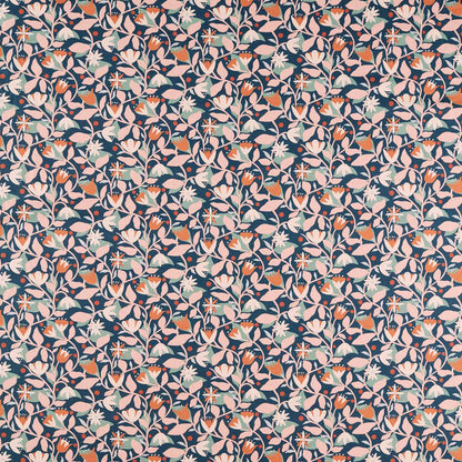 Scion Dancing Daisies Print Midnight Roman Blind