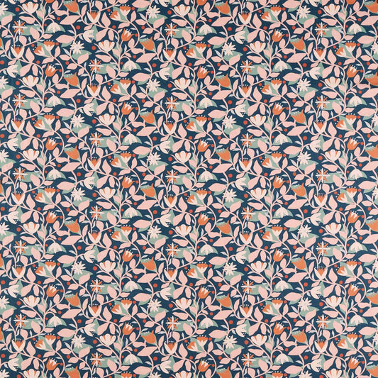 Scion Dancing Daisies Print Midnight Roman Blind