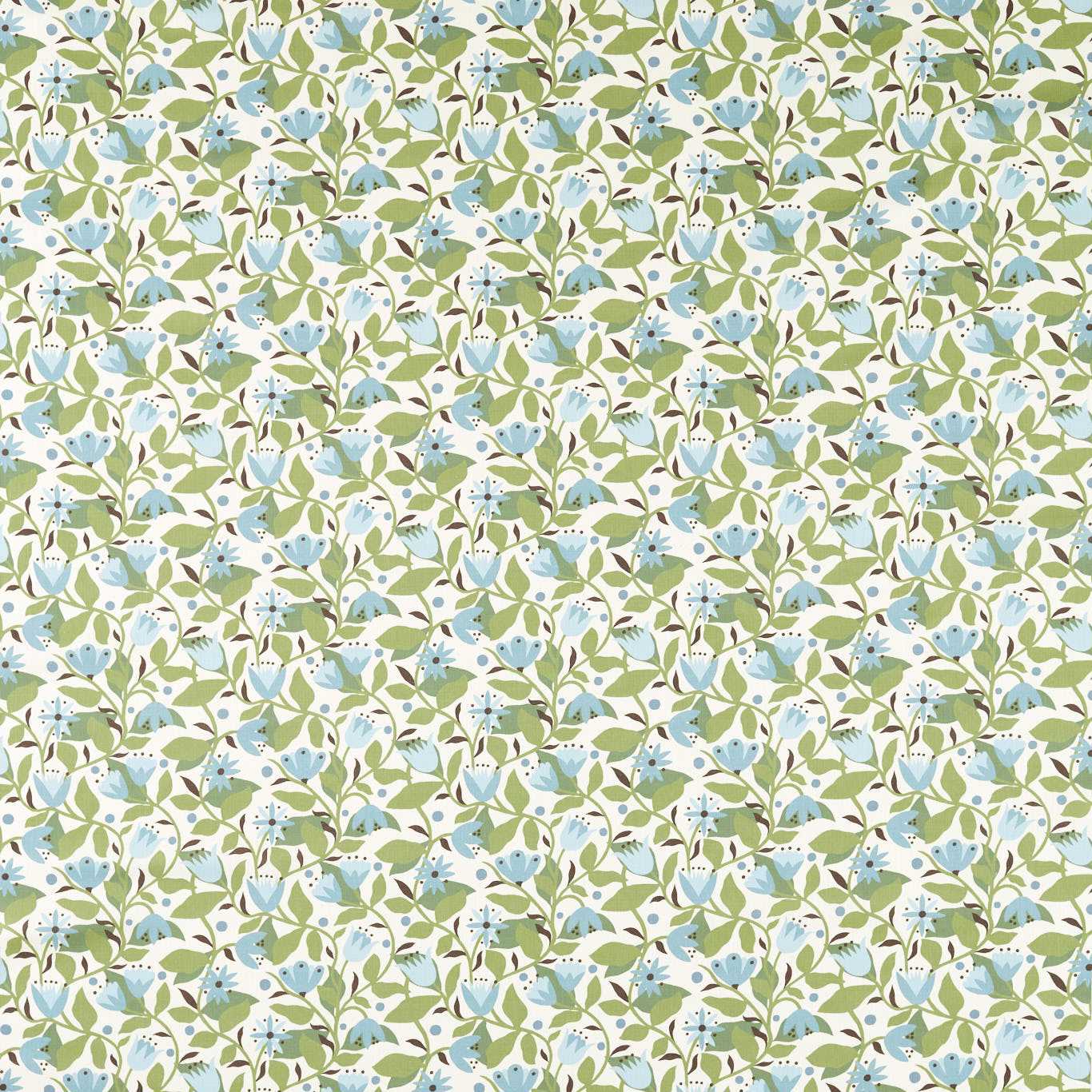 Scion Dancing Daisies Print Cornflower Roman Blind