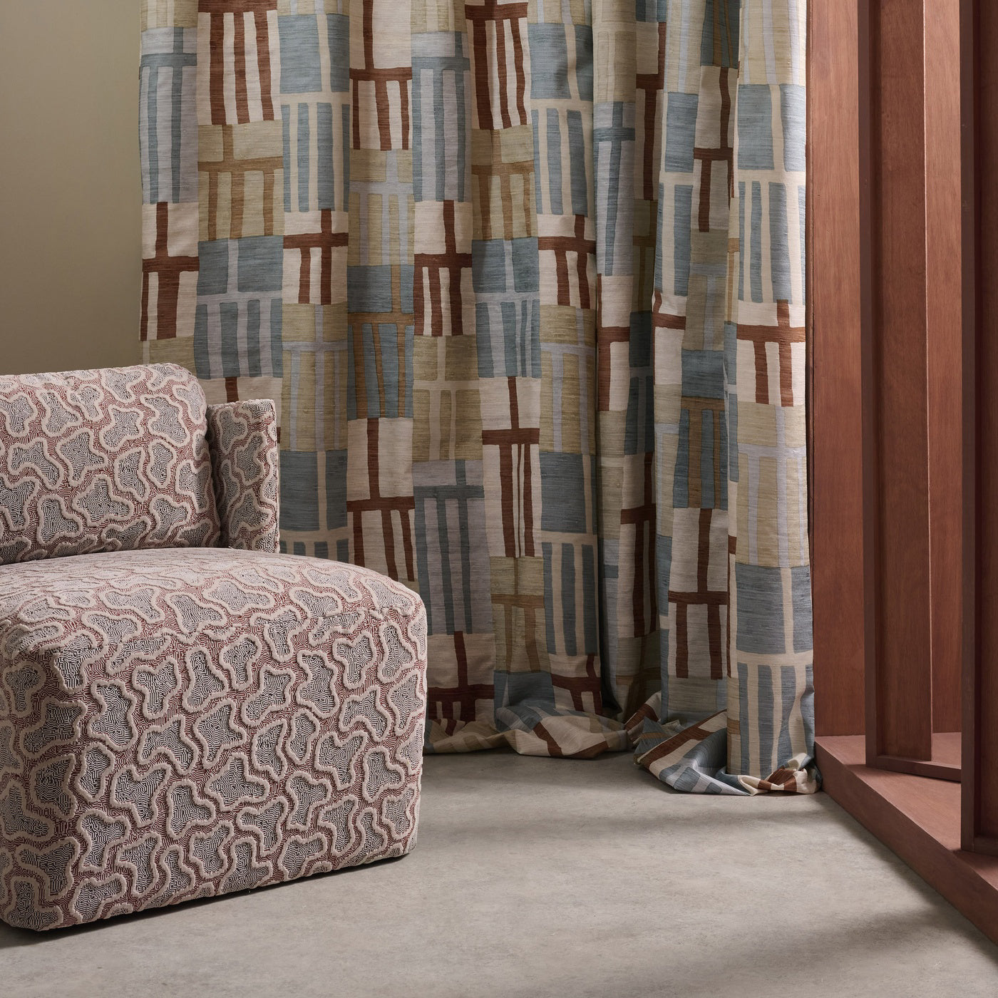 Harlequin Monolith Jasper/Zircon Fabric By The Metre