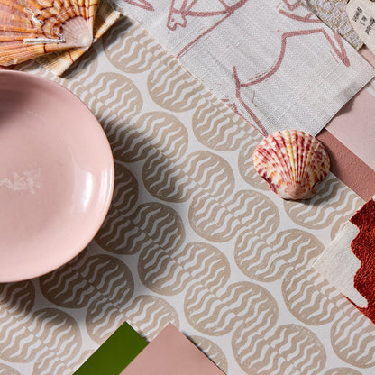 Scion Canter Print Dawn Pink Roman Blind