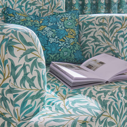 Willow Boughs Teal Roman Blind by William Morris