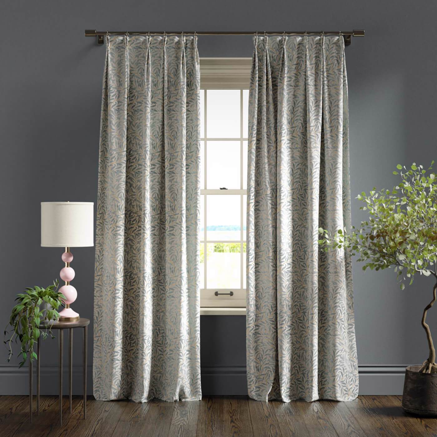 William Morris, Willow Boughs Mineral Roman Blind