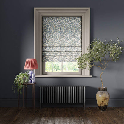 Willow Boughs Dove Roman Blind by William Morris