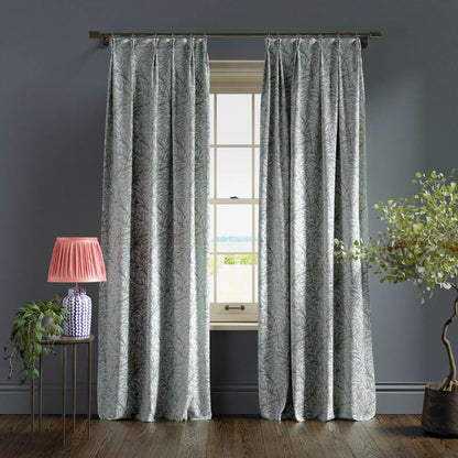 Willow Boughs Dove Roman Blind by William Morris