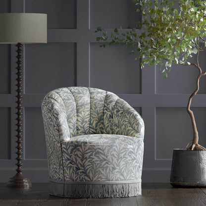 Willow Boughs Dove Roman Blind by William Morris