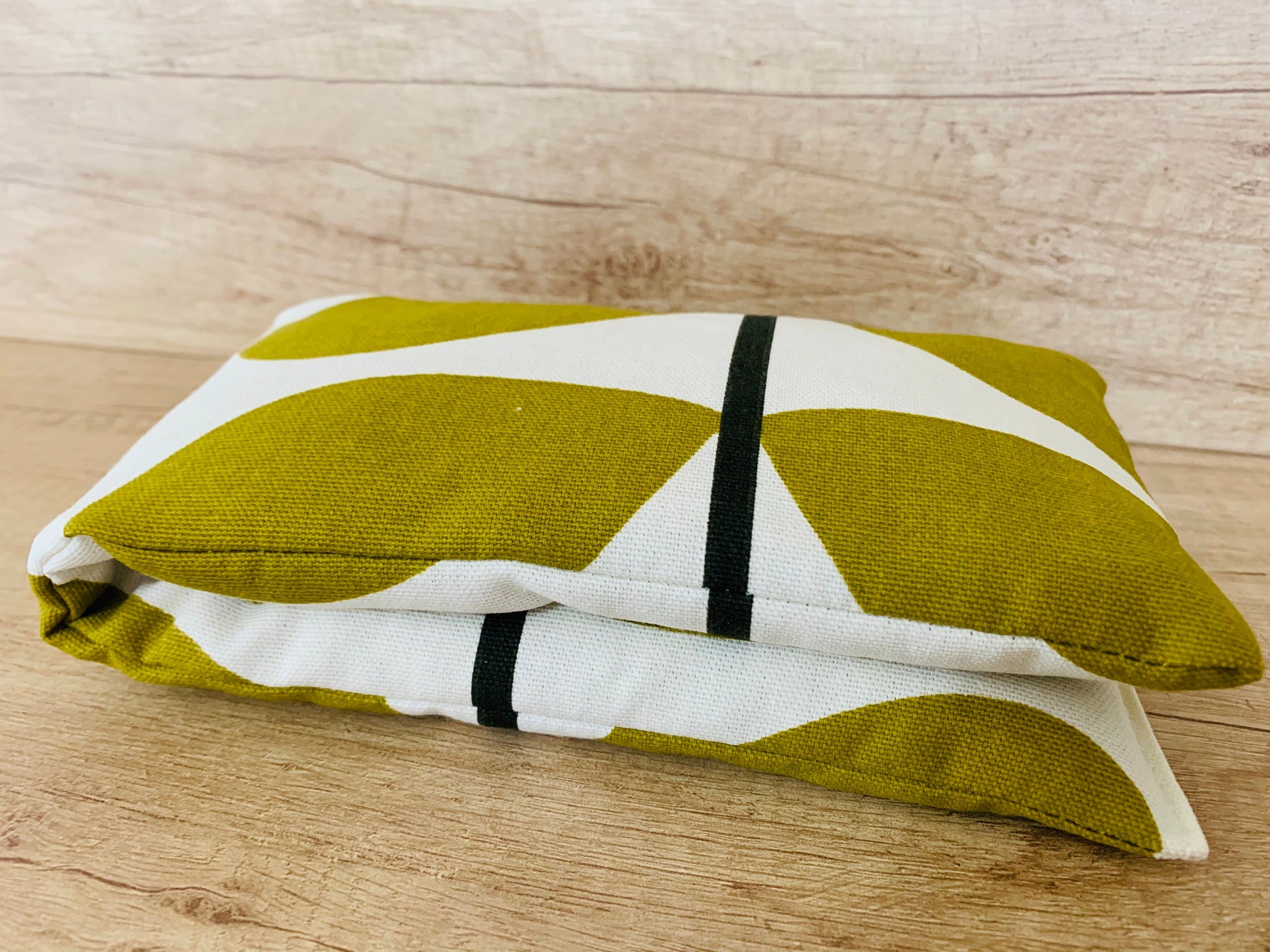 Aromatherapy Heat Pack, Olive Stem, Reheatable Eye Mask, Muscle Strain, Menstrual, Labour Pain Relief, Lavender Heat Pack Orla Kiely Print