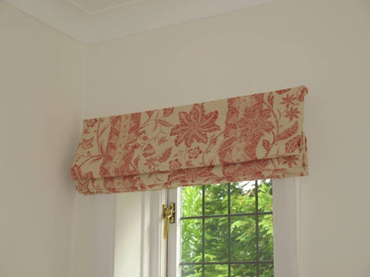 Roman Blinds Made to Measure - Fabric Options / Own Fabric, Custom Size Shades, Cotton or Blackout Lined, Cord & Cleat Chain Headrail