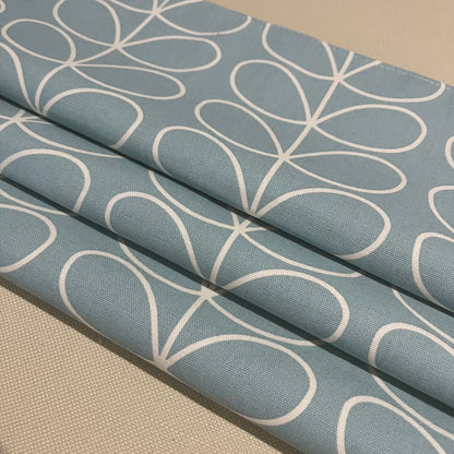 Roman Blinds Made to Measure - Fabric Options / Own Fabric, Custom Size Shades, Cotton or Blackout Lined, Cord & Cleat Chain Headrail