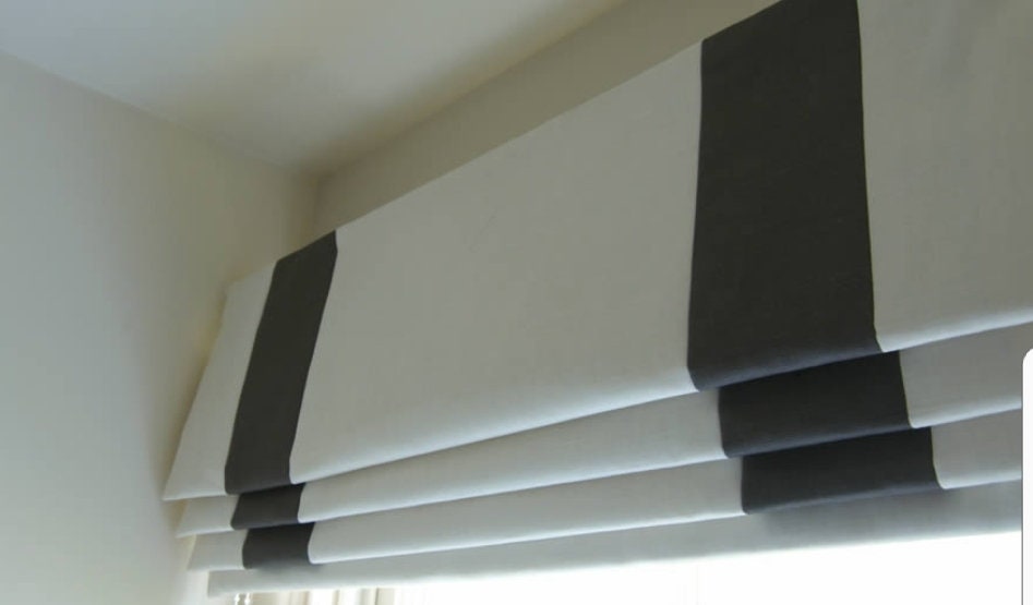 Custom Made Roman Blinds - Any Fabric, Any Size, Window Shades, Made to Measure