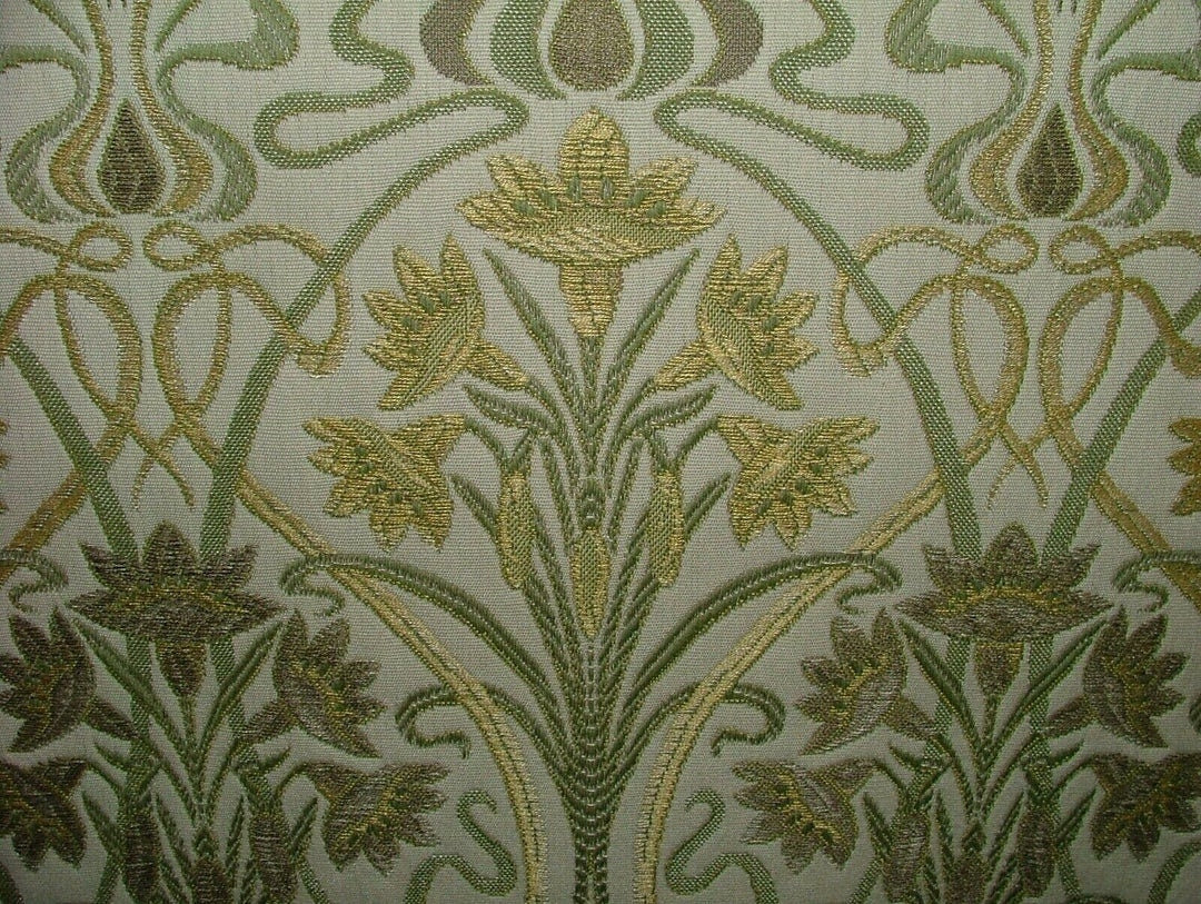 Custom Handmade Roman Blinds Art Nouveau Fabric - 5 Colors, Made-to-Measure, Standard or Blackout Lining, Cord/Cleat or Chain Head Rails