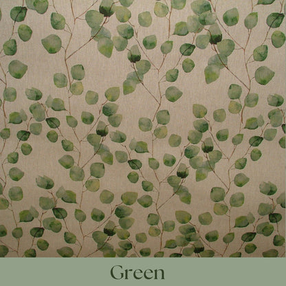 Custom Made Roman Blinds Eucalyptus Linen Fabric - 6 Colours, Made-to-Measure, Standard or Blackout Lining, Cord/Cleat or Chain Head Rail