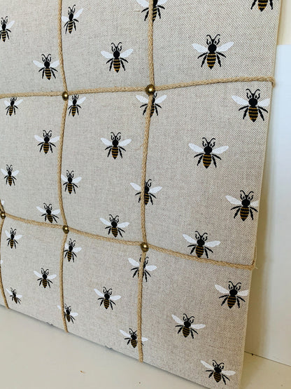 Handmade Bumble Bee Notice Boards – Perfect Gift, Stylish Home Decor, Various Sizes